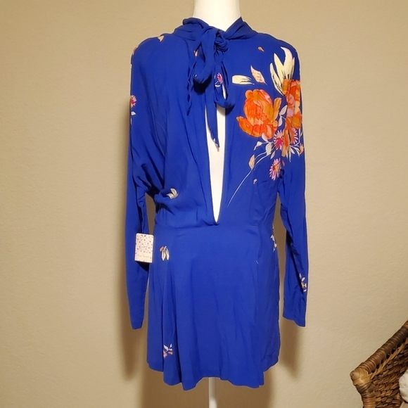 🌺NWT🌼 Free People Gemma Tunic Dress in Blue , Large - Picture 11 of 16